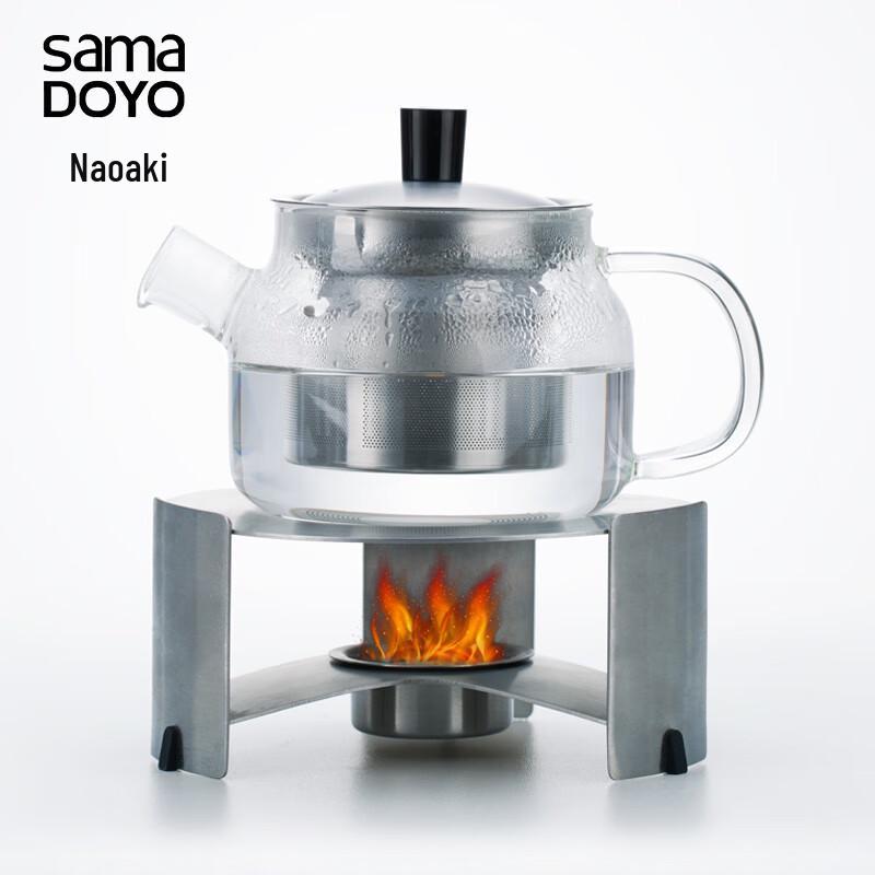 Shangming S'048 Heat-Resistant Glass Tea Pot with Infuser, 470ml