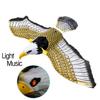 Hängendes Adler-Vogelscheuche mit Leuchtlicht und Geräusch für den Außenbereich