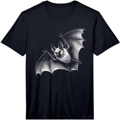 T-shirt de performance avec design graphique chauve-souris pour hommes et femmes