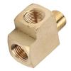 Brass Pipe Tee Car Solid Street Pipe External Thread 1 8in NPT Malex1 8in NPT 1000 PSI