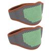 2pcs Electric Neck Heating Pad Hot Therapy Fast Heating Steel Board Support Heated Neck Wrap Black