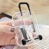 Dollhouse Miniature Luggage Suitcase Storage Trolley Case Travel Holiday Toy Candy Box Handbag Model for Dolls Accessory