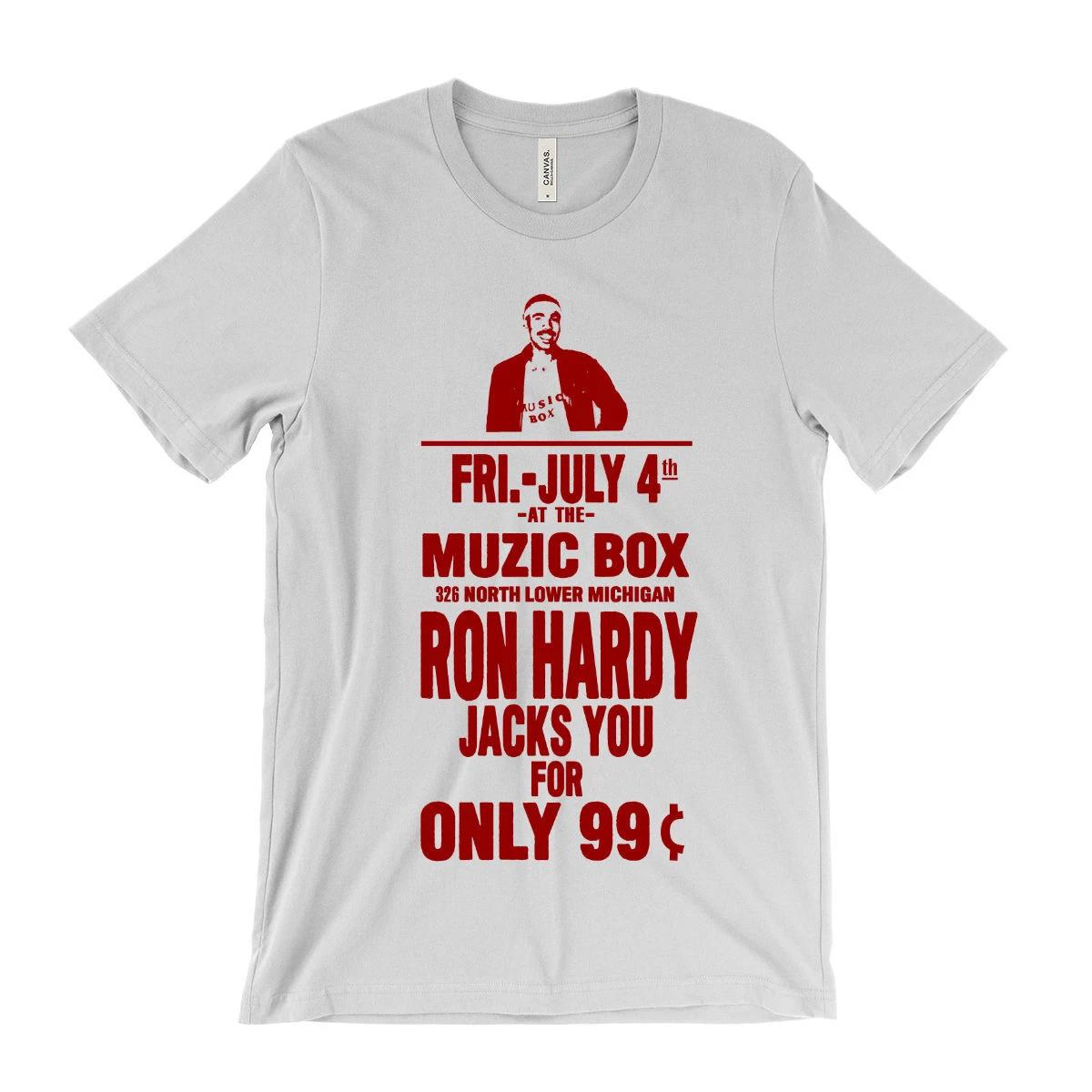 Ron Hardy T-shirt - Chicago House Music Box Pioneer Frankie Knuckles Larry Levan 4XL