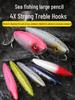 29cm/105g Floating Pencil Lure: Long Cast Hard Bait for Sea Fishing - Simulated Metal Lead Fish Design