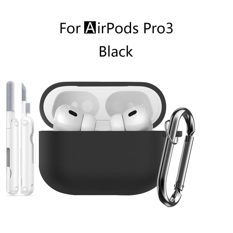 

Game Case for AirPods Pro 3 2025 Case Protective Silicone For AirPods Pro 3 Case with Cleaner Kit and Keychain for Airpods Pro 3 for AirPods Pro 3 чорний