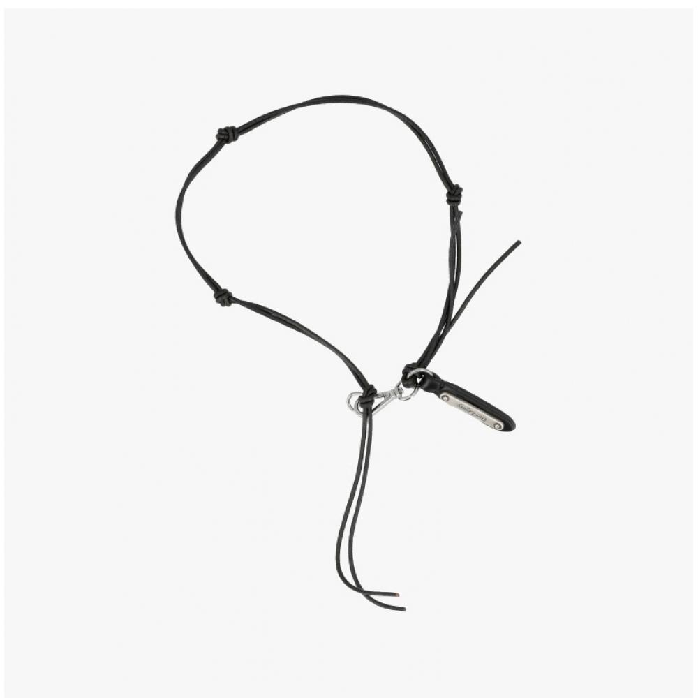 Aourlegacy Leather Necklace Radon Super Slim Purge Liquorice A2258sfl