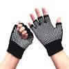 1 Pair Women Half Finger Breathable Sports Half Finger Gloves for Gym Yoga Fitness(black)