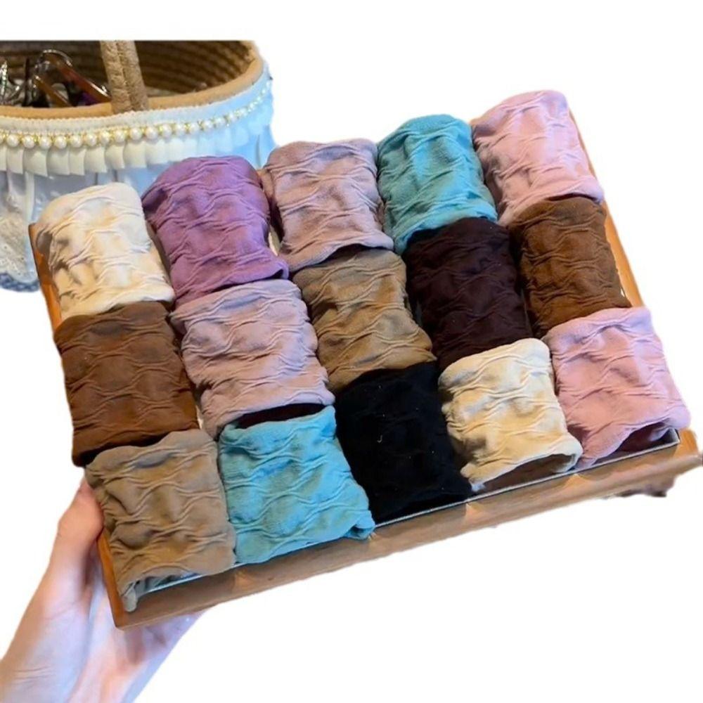 5Pcs/Set Widen Hair Band Ropes Elastic Rubber Bands New Hair Ties  Girls