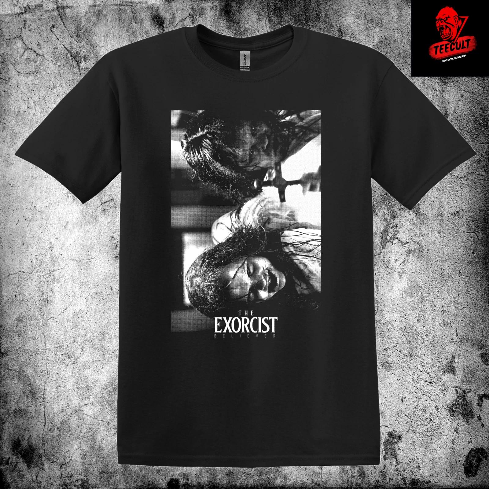 Men s and Women s T-shirts The Exorcist Retro Horror Movie Unisex Heavy Cotton XXXL