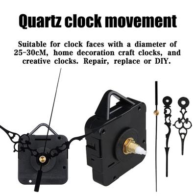 Quartz Clock Movement Mechanism Exquisitely Crafted Tool with Durable Material Suitable for Replacing Broken Parts