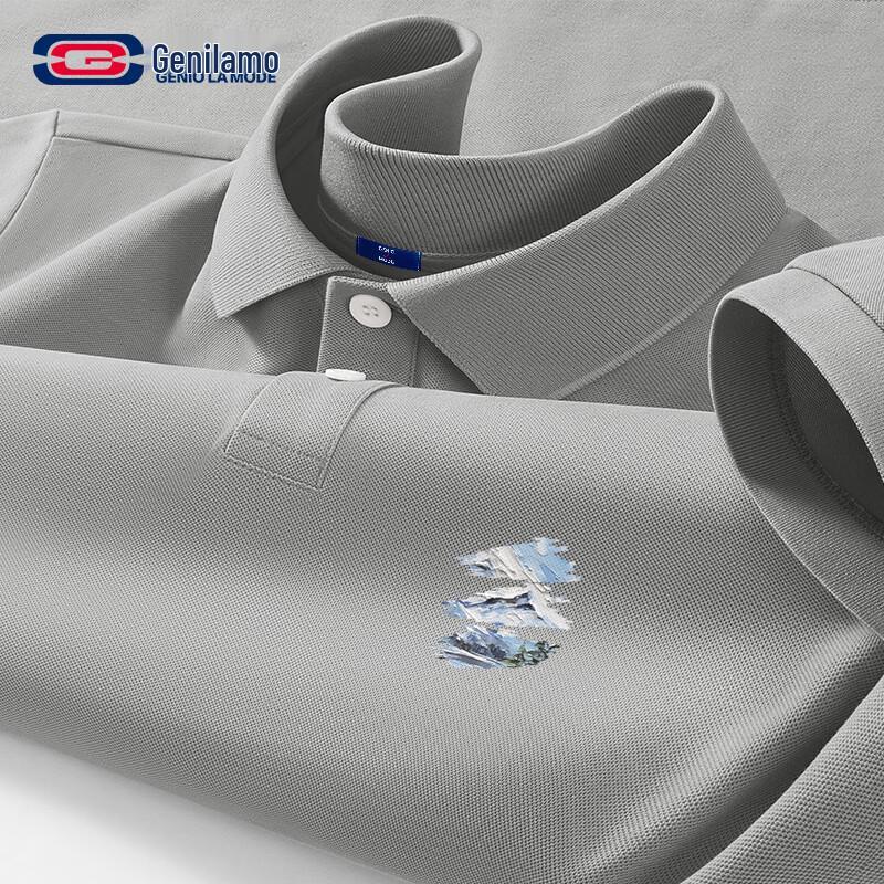 GENIOLAMODE Men s Cool-Touch Quick-Dry Polo Shirt 3XL
