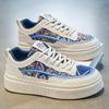 Men's Autumn Breathable Canvas Sneakers - Korean Trend, Thick Sole, Casual Sport Board Shoes