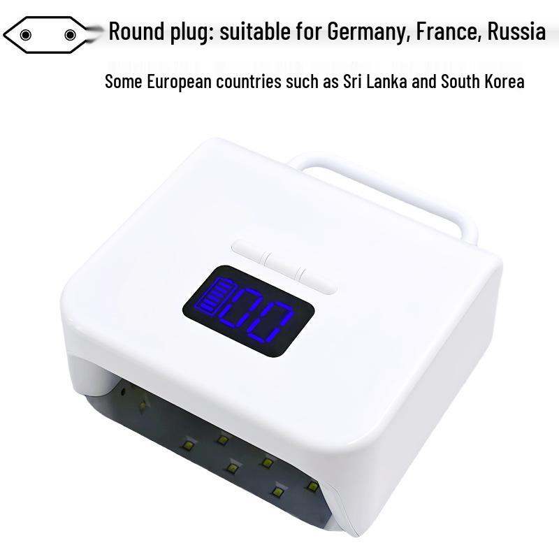 

BY10 220 Вт Мощная перезаряжаемая лампа для ногтей для быстрой сушки и фототерапии в салонах