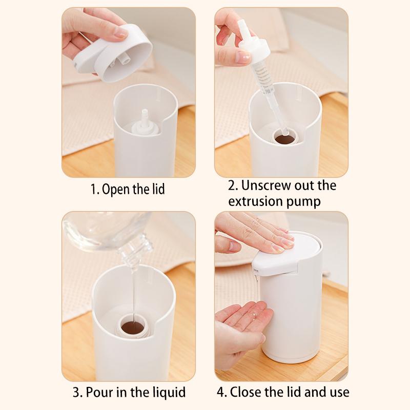 Advanced Smooth - Flow Soap Dispenser - Elegant Pump Bottle for Home, Office, and Travel Use