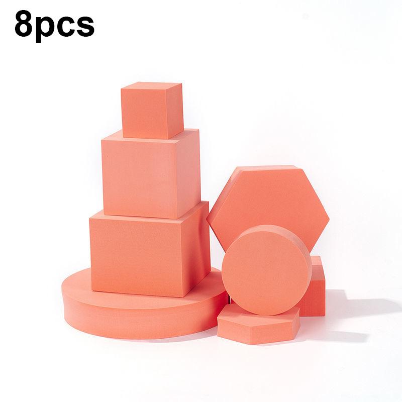 Creative Hard Foam Geometric Cube Life Photo Material Three-dimensional Ornaments Photography Props Makeups Cube Photoshoot