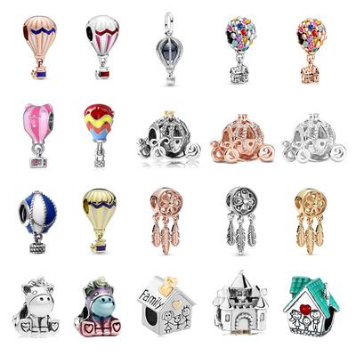 New Fashion Charm Original  Air Balloon Dream Catcher House Beaded Fit Original  Ladies Bracelet Necklace Jewelry Gift