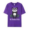 Gym Panda Deadlift Struggle Real Workout Exercise Women Men Christian Tshirt Men Christmas England Style