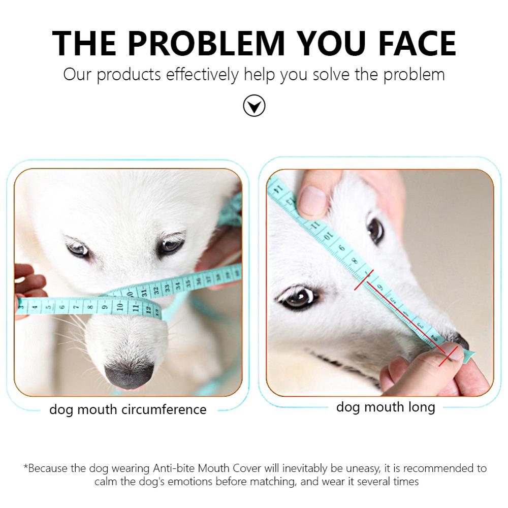 Muso per Cani Maschera in Silicone a Forma di Becco d'Anatra Per Cani Anti Morso Stop Abbaiare Muso per Bocca del Cane Per Cane Animale Domestico Copertura per la Bocca Accessori per Cani Animali Domestici