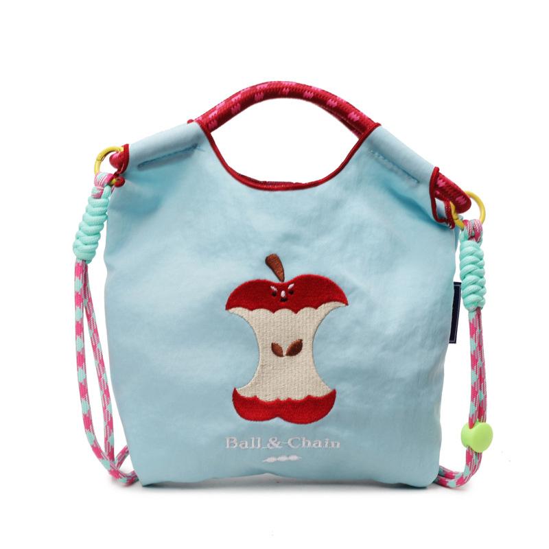 Environmentally friendly cartoon nylon bag, new versatile bucket bag, mobile phone shopping bag, portable shoulder messenger bag.