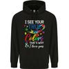 I See Your True Colours Autism Autistic Childrens Kids Hoodie