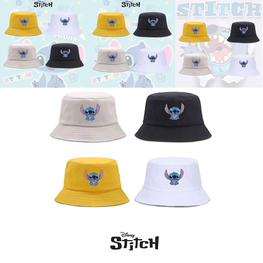 Disney Lilo And Stitch Stitch Pink Tie Dye Bucket Hat Uv Protection And Breathable Fabric