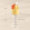 Anti-Choking Water Bottle Cap Reusable Water Bottles Straw Lid Portable Baby Self Drinking Straw Caps for Car Interiors