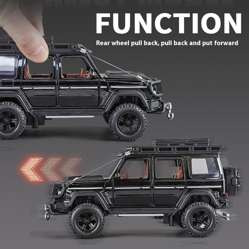 1/32 Mercedes Benz G550 Modified 4x4 Off Road SUV Alloy Metal Diecast Model Car Children's Toy Car Birthday Gifts for Boyfriend