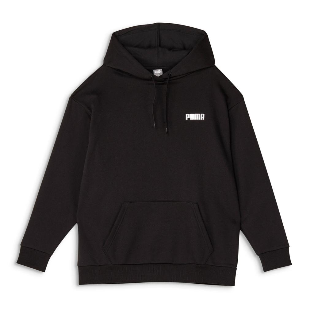 Puma ESS SMALL LOGO RELAXED FL Women's Sweatshirt Black 68832001 R XS