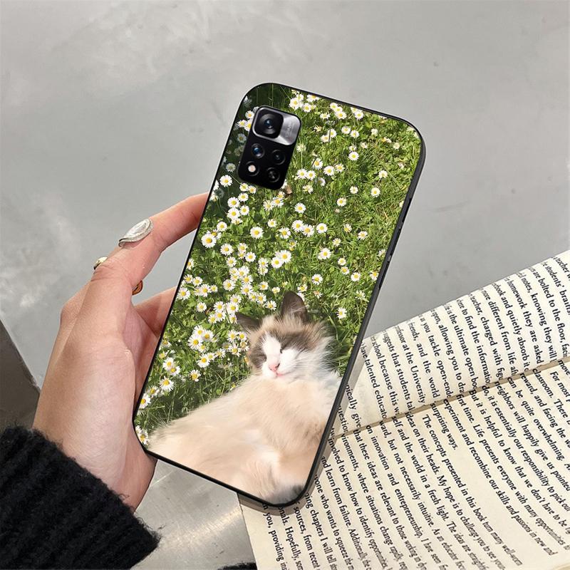 Cute Cat Phone Case For Xiaomi Redmi Note 13 12 Pro 11S 11 10 Pro 10S 12S Redmi 13 14C 10 13C