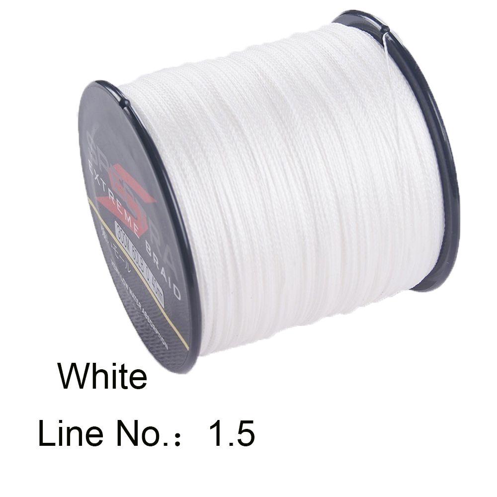 6-80LB Strong Rope Cord PE Braided Tackle Wire Sea Fishing Line 4 Strands Multifilament Thread