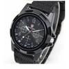 Fashion Nylon Strap Men's Watch Cloth Strap Military Watch Trendy Night Light Needle Sports Watch Men's and Women's Watch