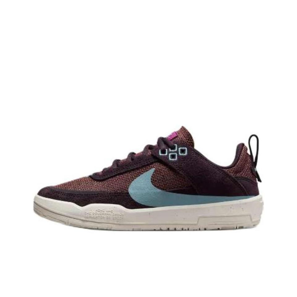 Nike SB Day One GS Burgundy Ash Dark Pony Sail Denim Turquoise Kids Skate Shoes FN4210-600 37.5
