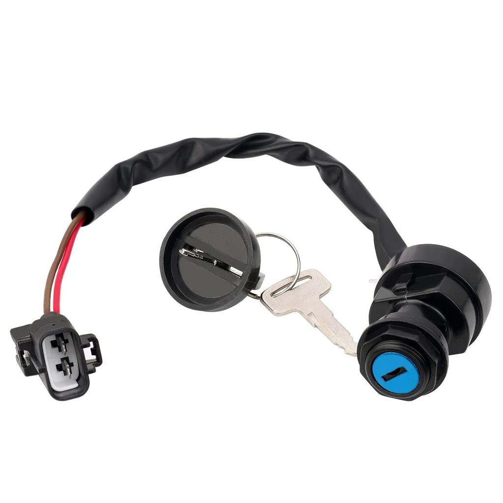 AHL Ignition Key Switch 0345-003 Compatible with Yamaha Big Bear 400 YFM400 YFM 400 2002-2004;Big Bear 400 YFM400F YFM 400F 2002-2006;Big Bear 400