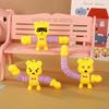 Stretchable Cartoon Bear Decompression Toy for Parent-Child Interaction - Ideal Gift or Kindergarten Prize