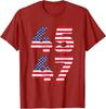 45 47 USA President Politics Pro Trump Flag Political Design Gift Unisex T-Shirt