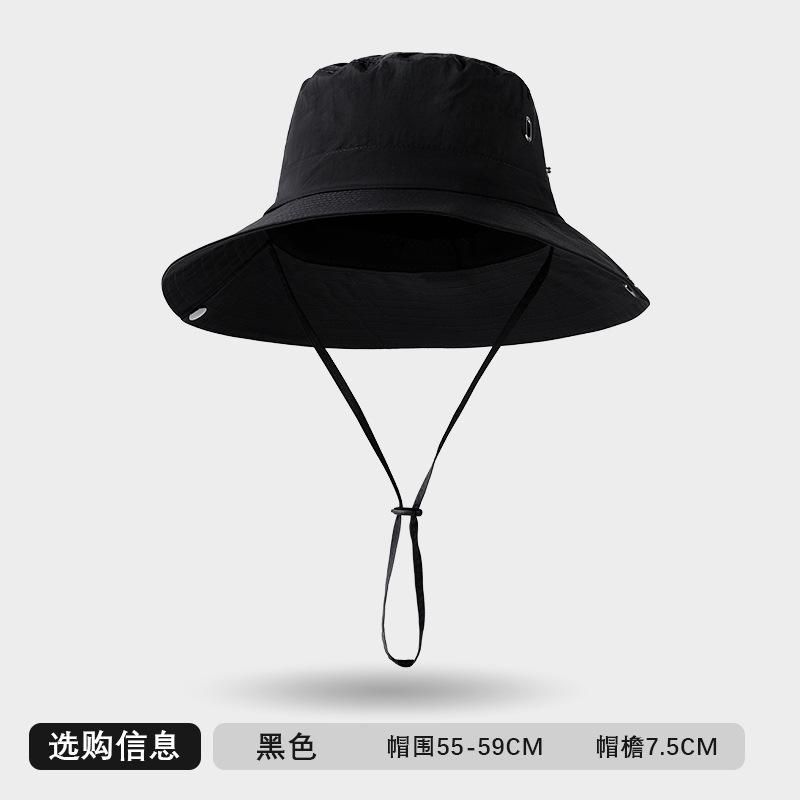 Sun Hats for Men Women Fishing Hat UPF Protection Wide Brim Bucket Hat Breathable Quick-Dry Water Rapellent Outdoor Hiking Beach Travel Summer Hats