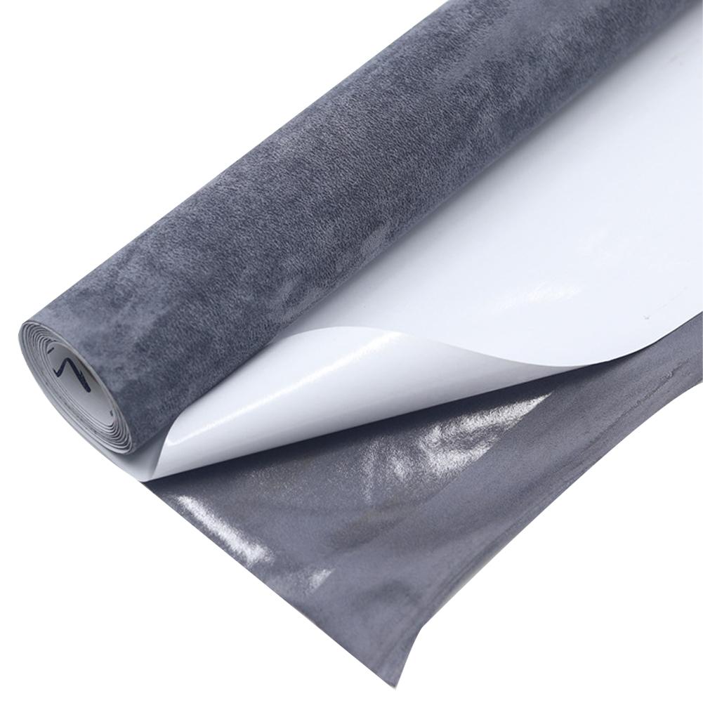 Artificial Suede Self-adhesive Adhesive Cloth Decal Car Interior Modification Door Panel Center Console DIY Sticker