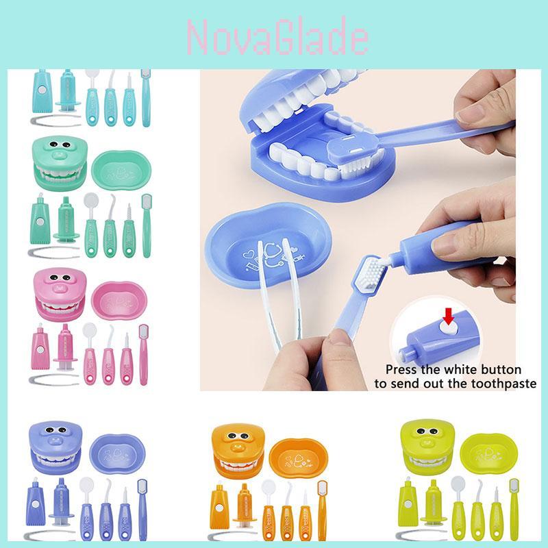 Zestaw zabawek dentystycznych do zabawy dla dzieci, zestaw medyczny