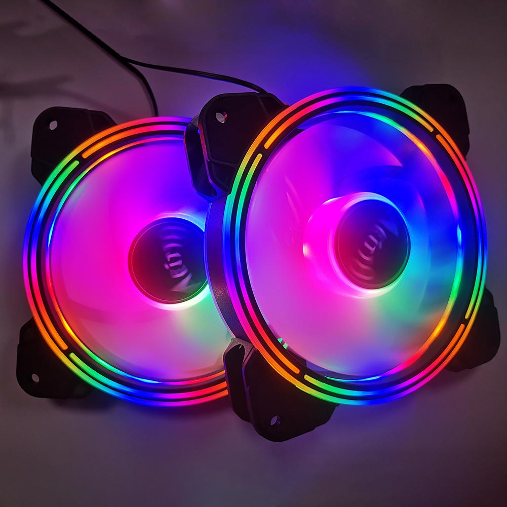 DC 12V Computer PC Case Cooling Fan 120mm CPU Radiator Heat Sink Cooler ...