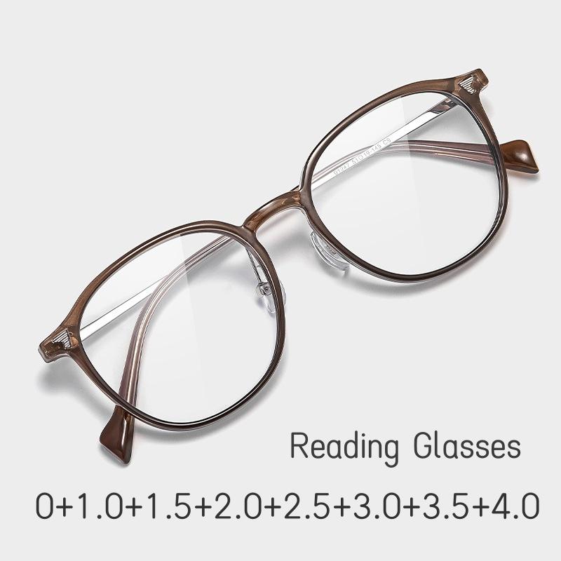 Luxury Blue Light Blocking Reading Glasses for Men Women Unisex Fashion Presbyopia Eyeglasses Trendy Far Sight