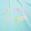 Puma Florida Buchstaben Logo Print Color Block Kordelzug Hoodie Unisex Hoodies Hellblau 534005-62