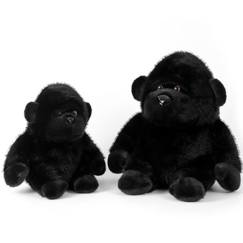 Chimpanzee & Gorilla Couple Plush Toys - Cute Simulation Dolls for Students 30 cm