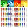 10Pcs W2W T5 12v 1.2w Car Halogen Lamp Instrument Lights Dashboard Bulb Blue Red Amber Yellow Auto Interior Light Car Styling