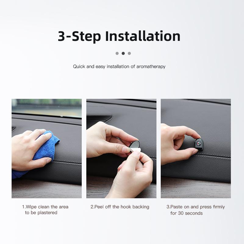 Car Interior Mini Metal Hook Car Logo Paste Freely Storage Bracket For Alfa Romeo Giulietta Mito 159 Giulia Stelvio 156 147 YY1