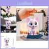 Adorable Pink Acrylic Cartoon Style Car Hanging Decoration For Trendy Vehicle Decor