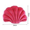 Throw Pillow Non-shedding Tear-Resistant High Elasticity Good Rebound Full Filling Breathable Shell Shape Throw Pillow Doll Home Decor