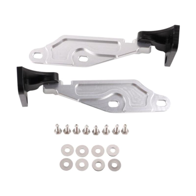 For Honda Acura 1992-2001 Civic Type R DC2 EK Billet Quick Release Hood Hinge Latch Parts Accessories Silver