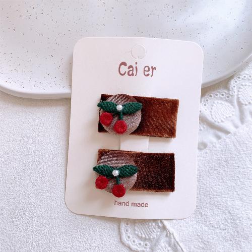 Korean Pearl Bow Rhinestone Love Hairpin Hair Ring High-end Temperament Does Not Hurt The Side of The Hair The Girl's Hairpin