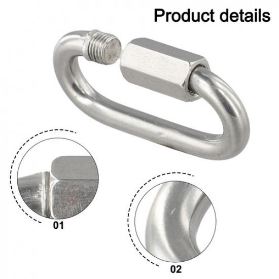 316 Stainless Steel Quick Link Chain Connector for Yachts and Diving Activities