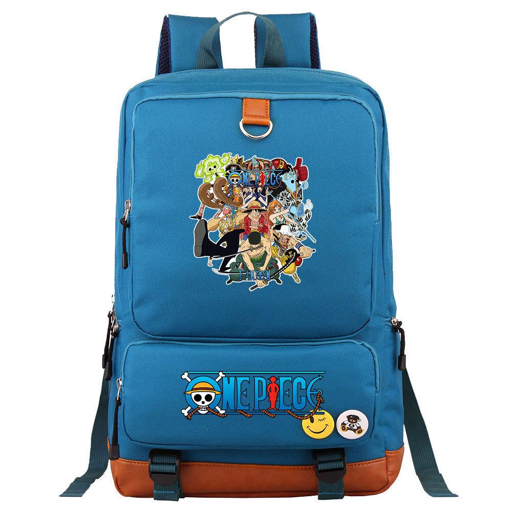 Anime Cartoon Print Teen Student Schoolbag Large Capacity Travel Bag Men And Women Backpack
